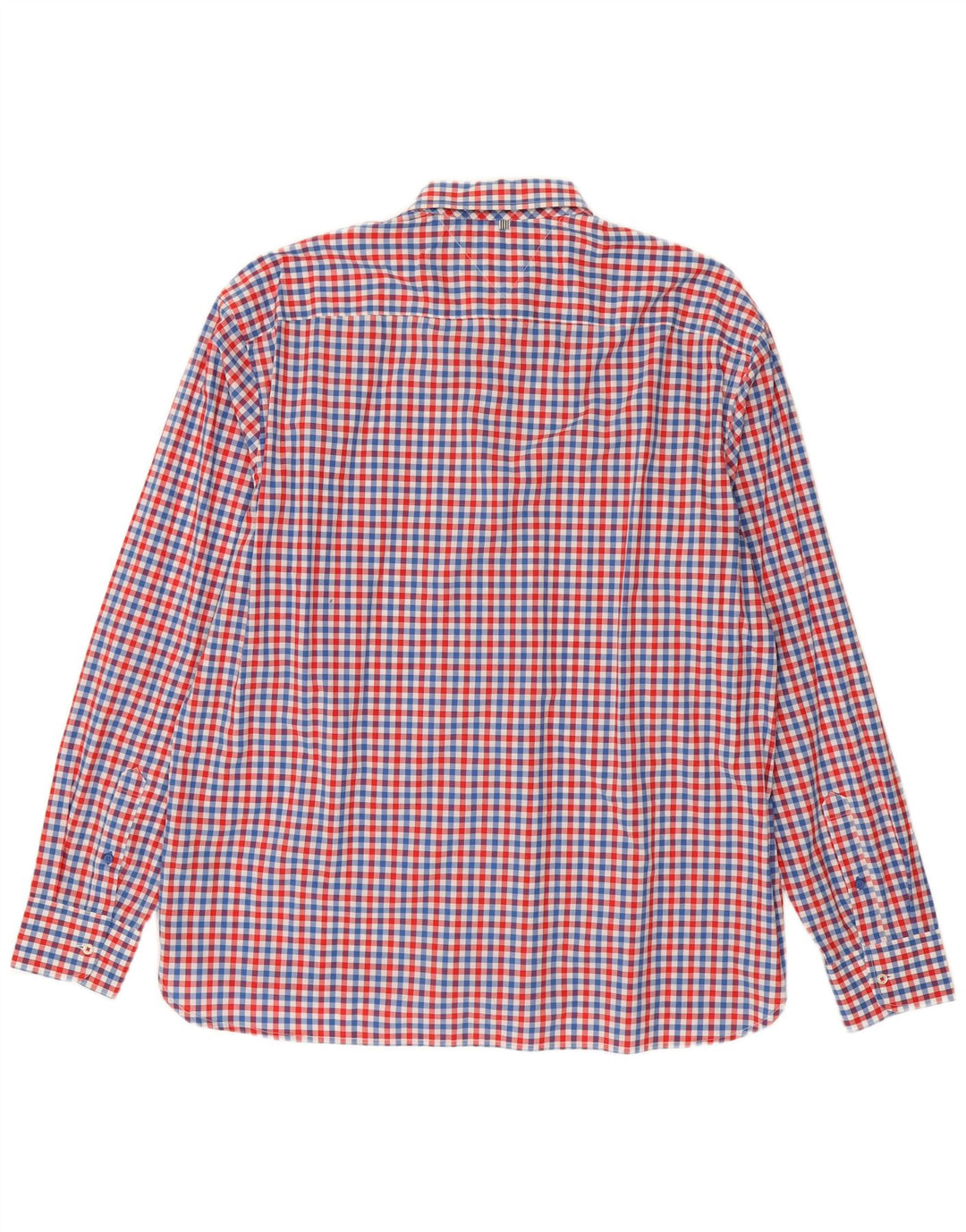 Tommy Hilfiger Chemise sur mesure pour homme 2XL en coton vichy rouge