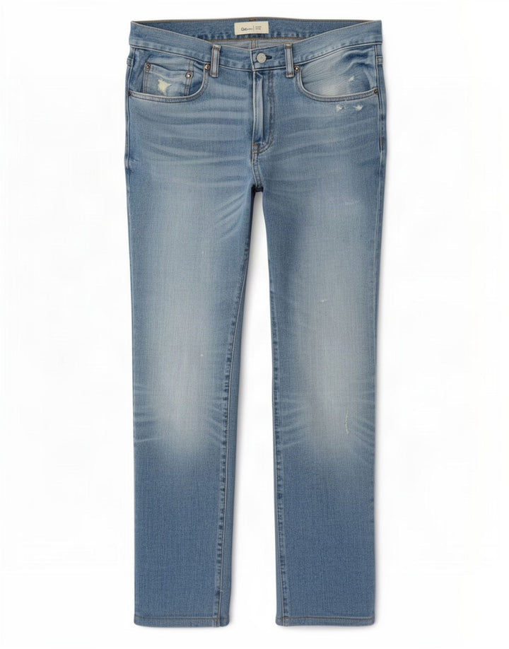 Gap Jean slim effet vieilli pour homme W32 L32 Bleu