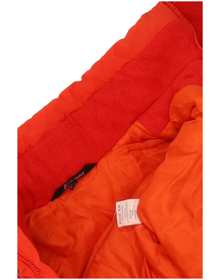 Combinaison de Ski Vintage Garçon 7-8 Ans Rouge Polyamide