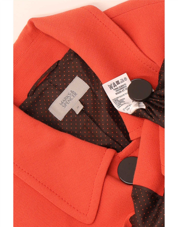 Marks & Spencer Veste blazer croisée pour femme UK 20 2XL Orange