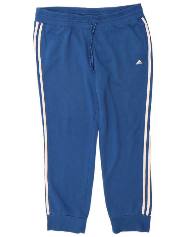 Adidas Pantalon de survêtement Climalite pour femme UK 20/22 XL Bleu