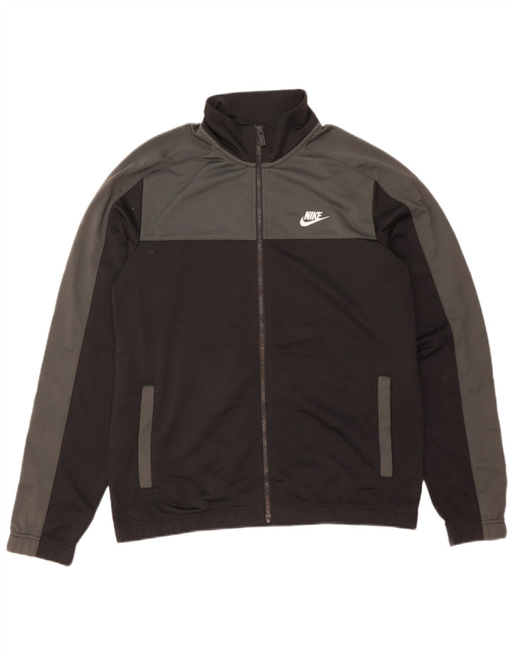 Nike Veste de survêtement pour homme Noir moyen Polyester colour block