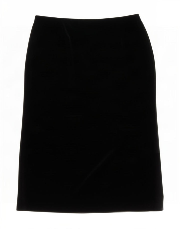 Marks & Spencer Jupe longue pour femme UK 18 XL W34 Noir Polyester