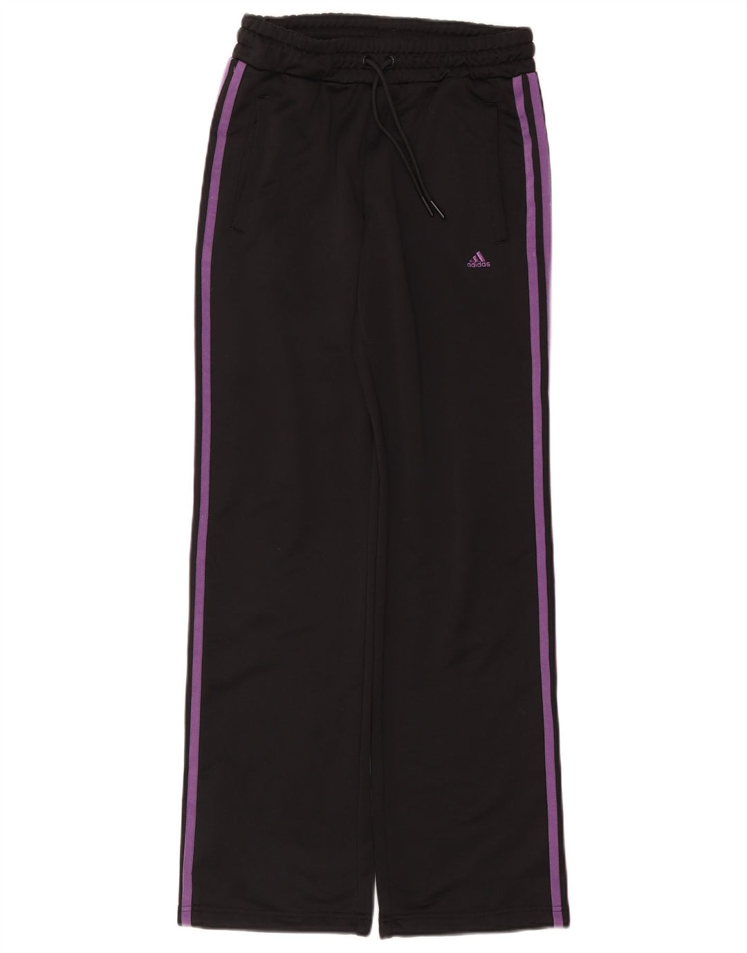 ADIDAS Pantalon de survêtement pour femme UK 10 Small Noir Polyester