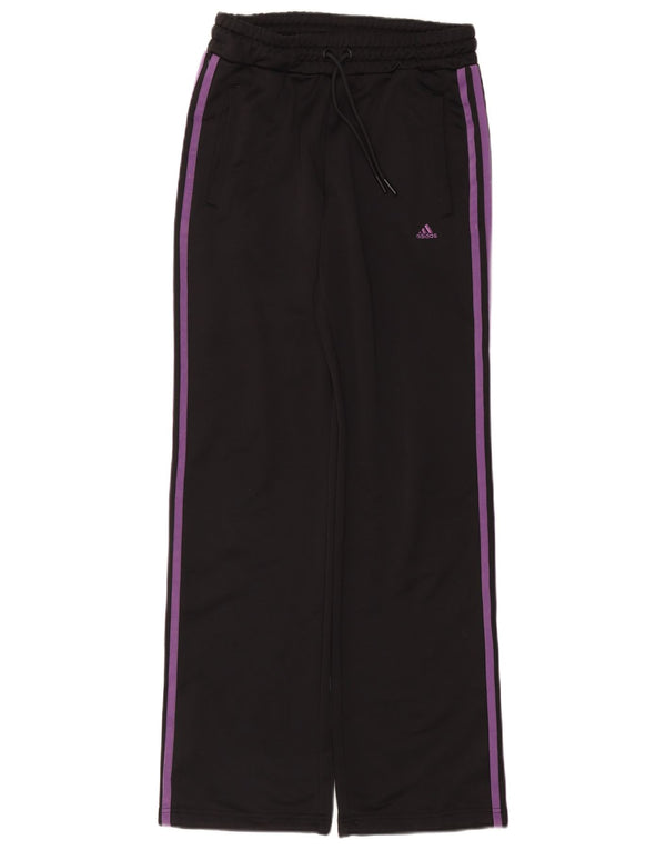 ADIDAS Pantalon de survêtement pour femme UK 10 Small Noir Polyester