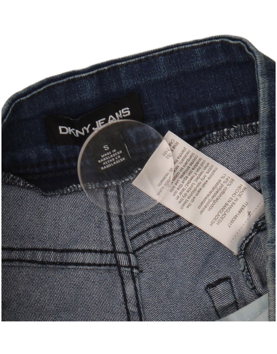 DKNY Short en jean pour homme Petit W30 Bleu Coton