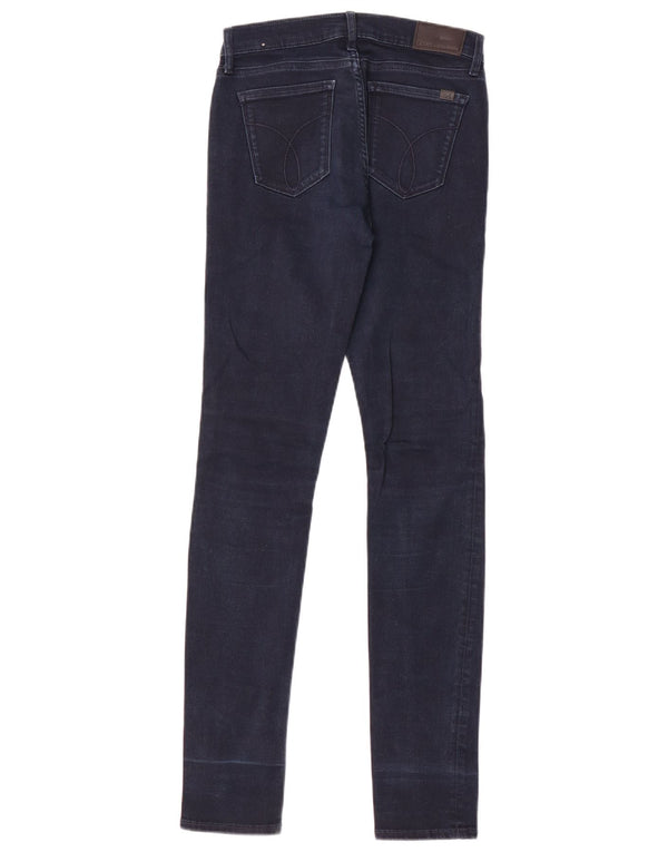 Calvin Klein Jean skinny taille moyenne pour femme W26 L32 Bleu coton