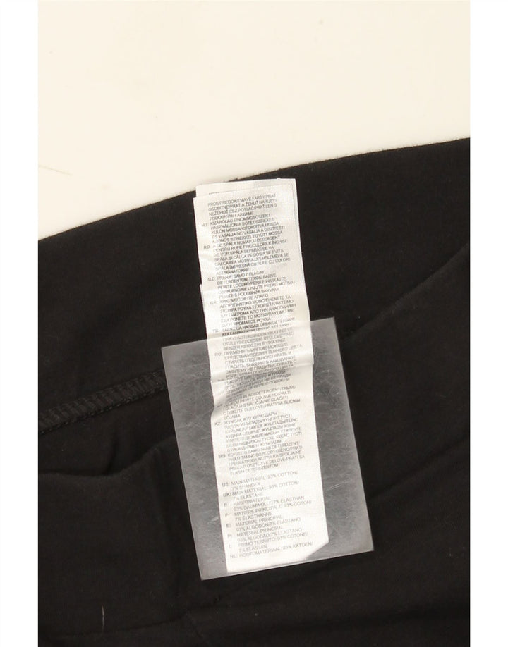 Adidas Leggings Femme UK 10 Petit Coton Noir