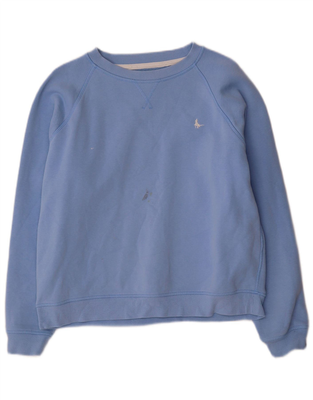 Jack Wills Sweat-shirt surdimensionné pour femme UK 12 Coton bleu moyen