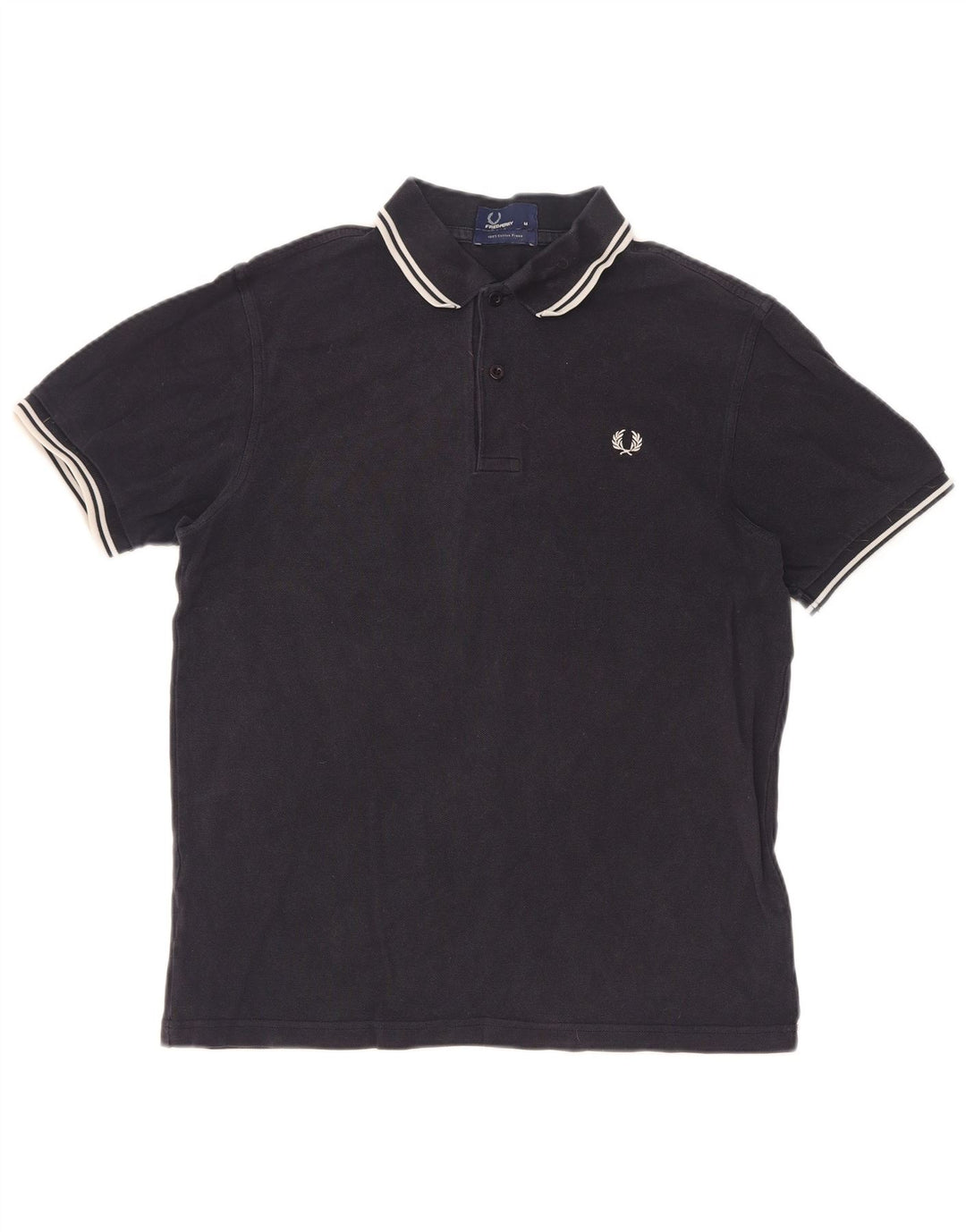 Fred Perry Polo Homme Bleu Marine Moyen Rayé Coton