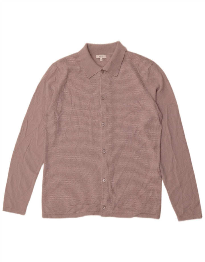 Reiss Chemise Homme Large Gris Laine