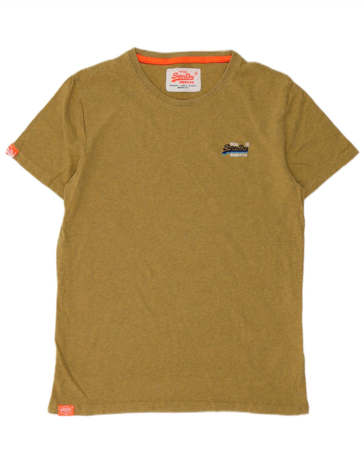 SUPERDRY T-Shirt Homme Top Petit Kaki Coton