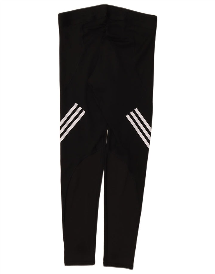 Adidas Climacool Graphic Leggings UK 16 Large Noir Polyester