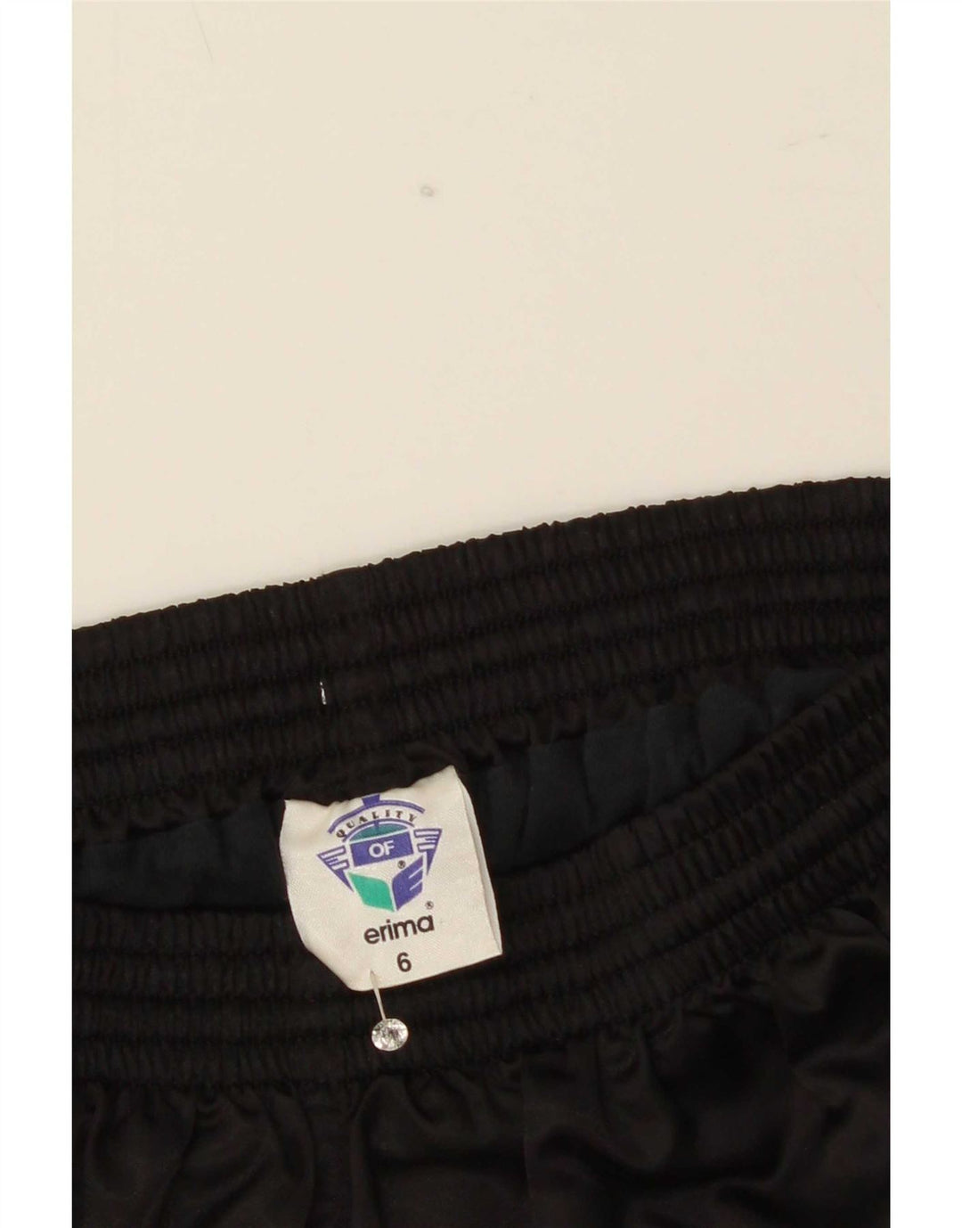 Erima Short de sport pour femme UK 6 XS Noir Polyester