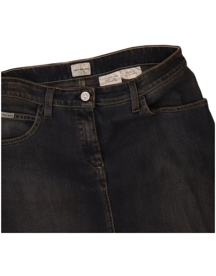 CALVIN KLEIN JEANS Jupe En Jean Femme W30 Bleu Marine Moyen Coton