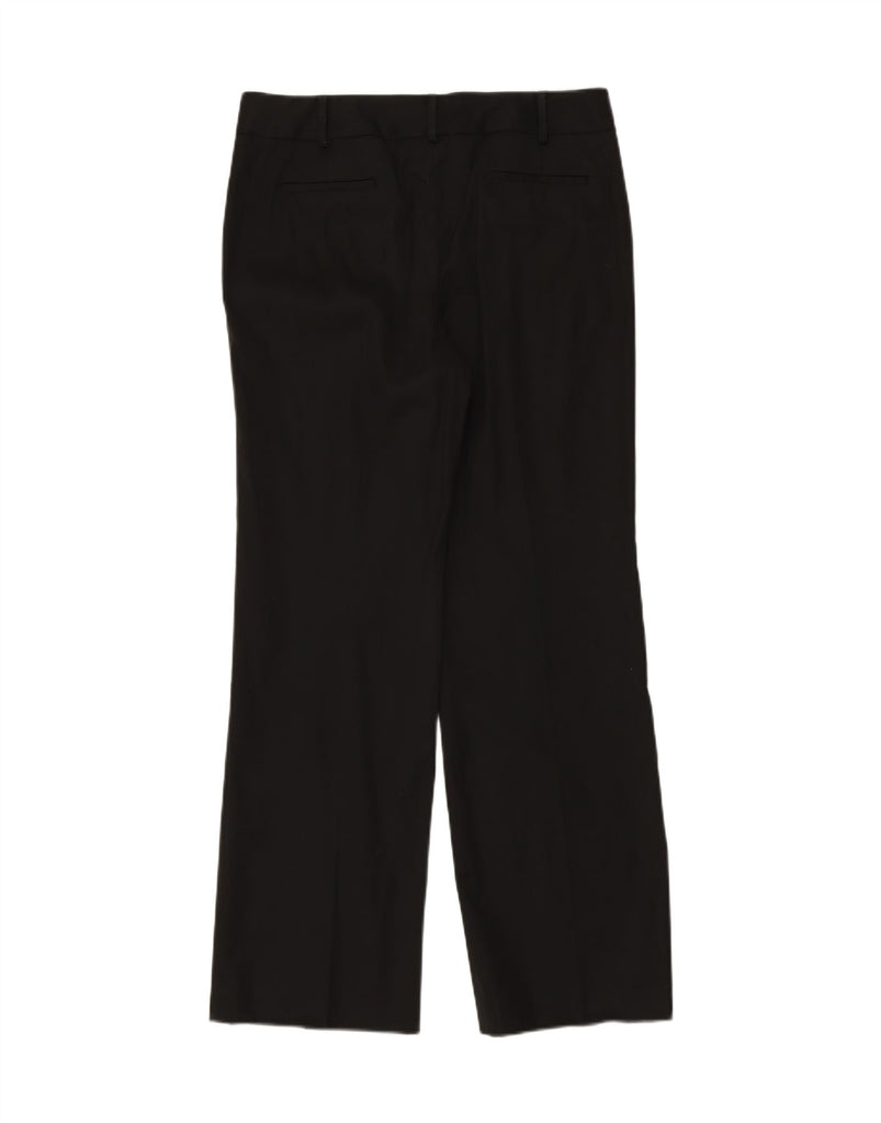 BROOKS BROTHERS Womens Straight Casual Trousers US 10 Large W34 L31 Black Vintage Brooks Brothers and Second-Hand Brooks Brothers from Messina Hembry 