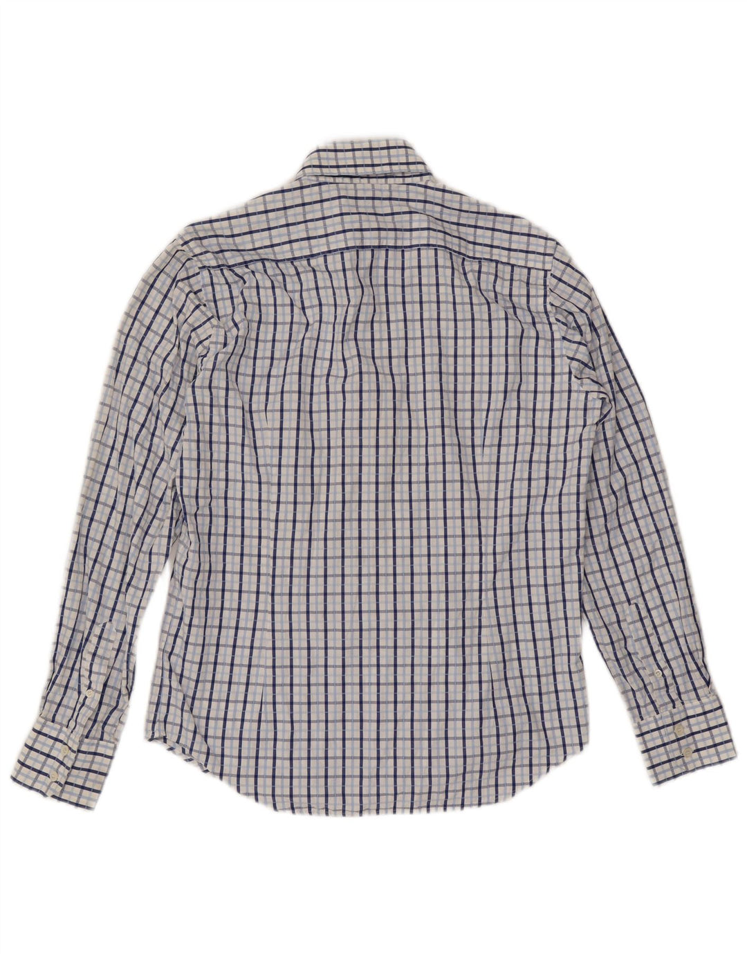 Ted Baker Chemise Homme Taille 3 Bleu Moyen Carreaux Coton