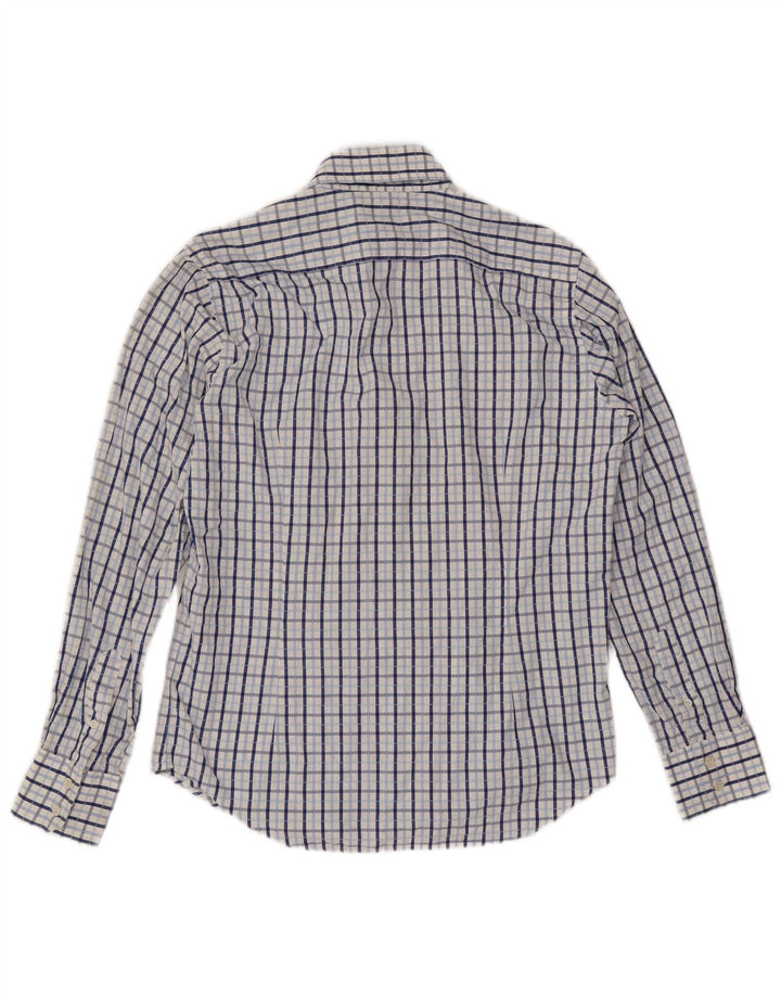 Ted Baker Chemise Homme Taille 3 Bleu Moyen Carreaux Coton