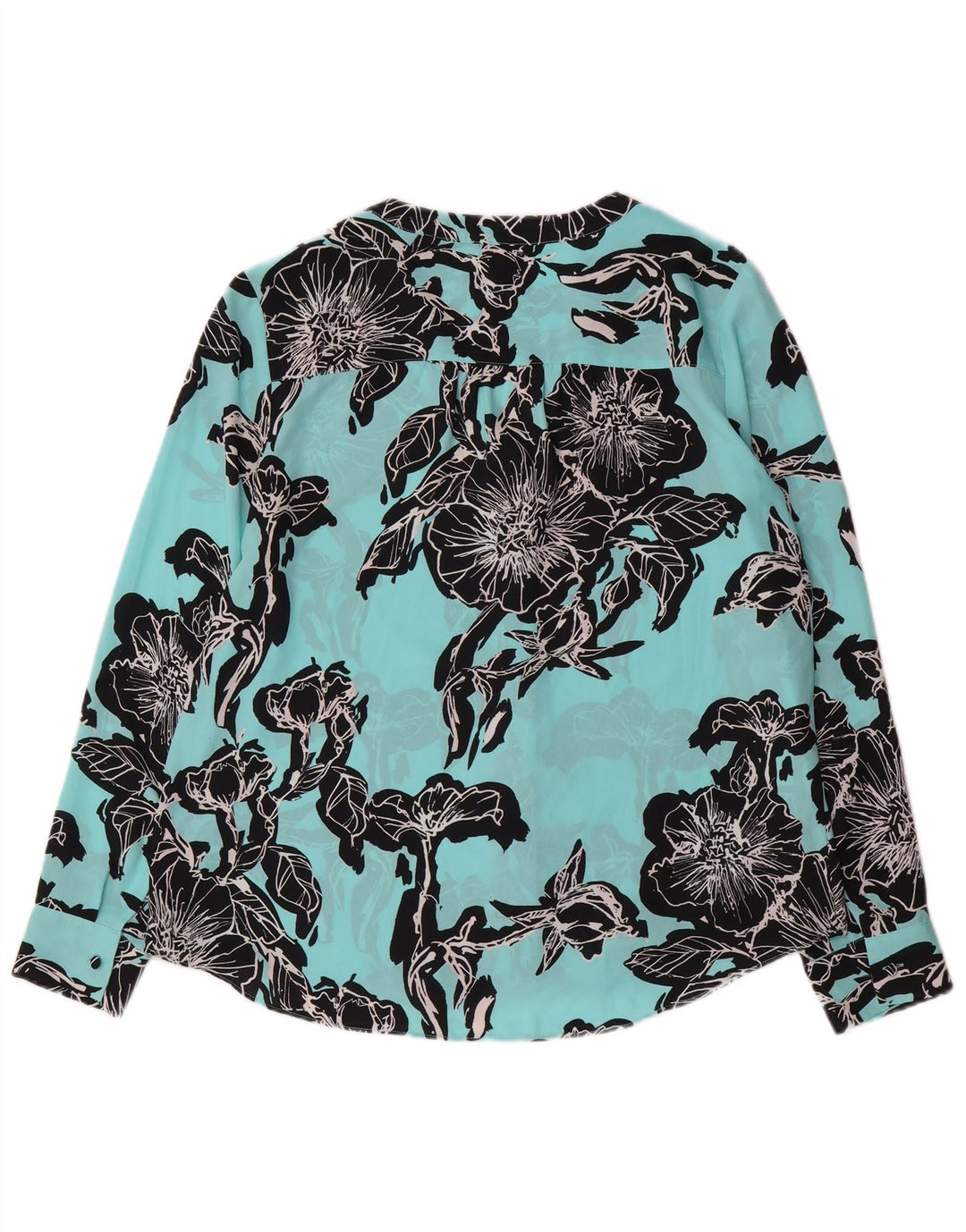 Calvin Klein Chemisier pour femme UK 44 Bleu moyen floral