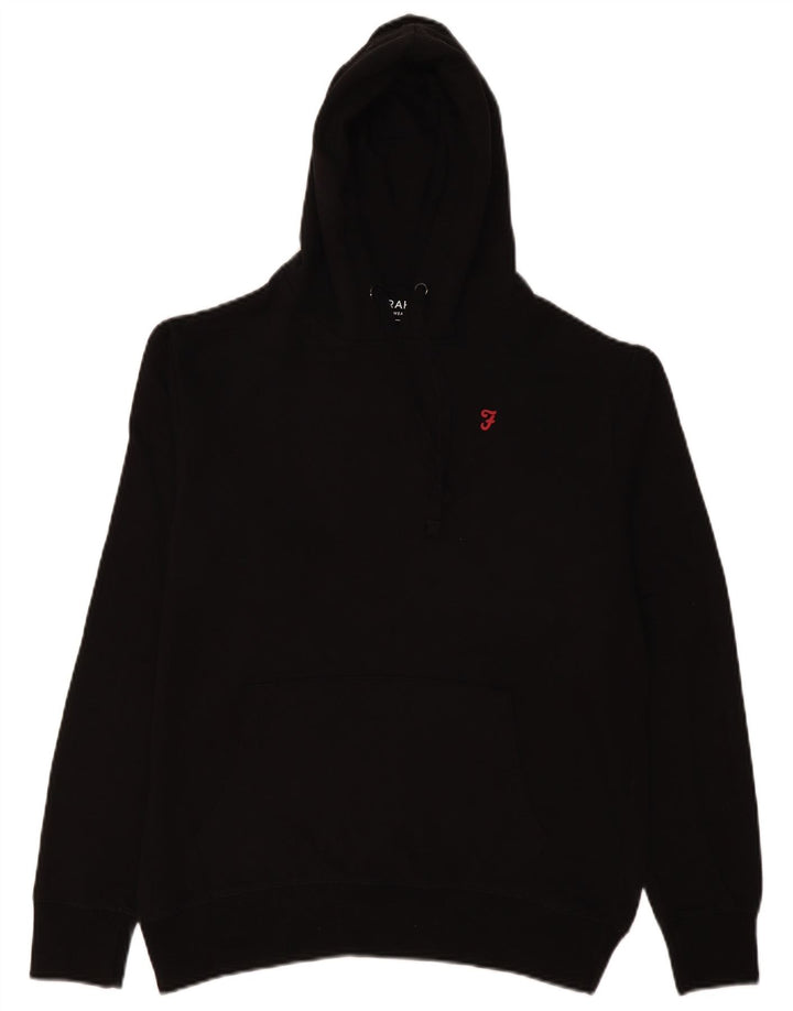 Farah Pull à capuche pour homme en coton noir moyen