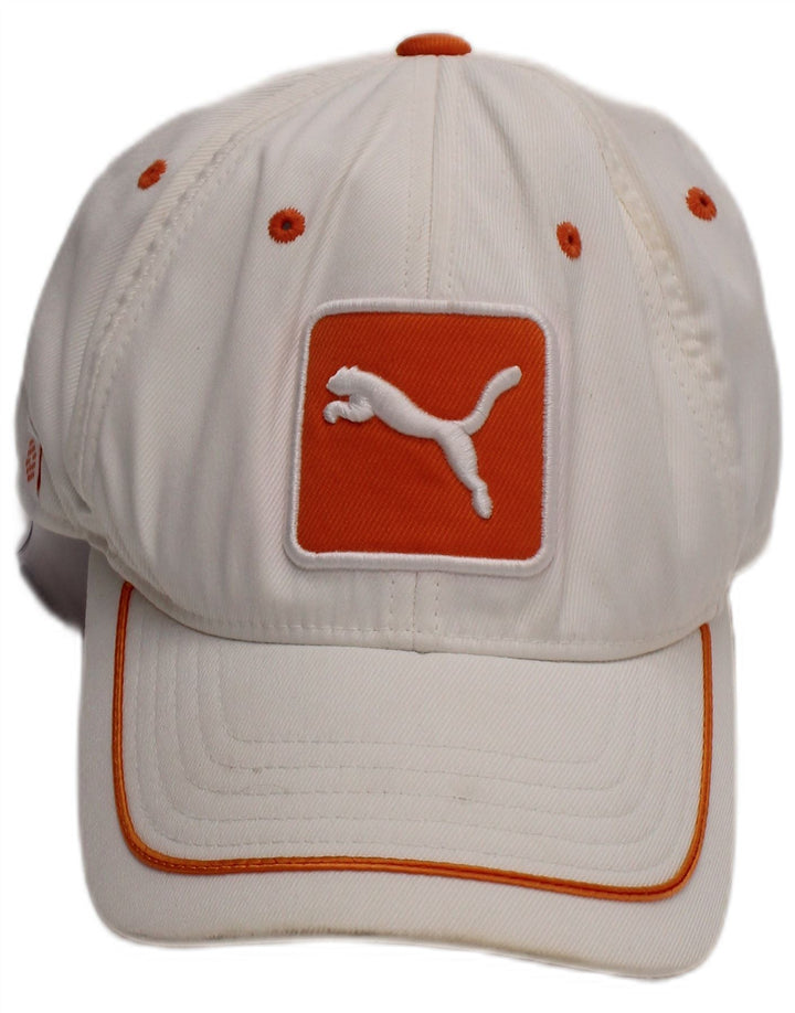 Puma Casquette de baseball graphique pour homme Taille unique Blanc Polyester