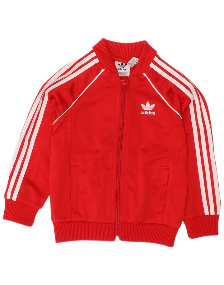 ADIDAS Pantalon de survêtement bébé fille 18-24 mois rouge polyester