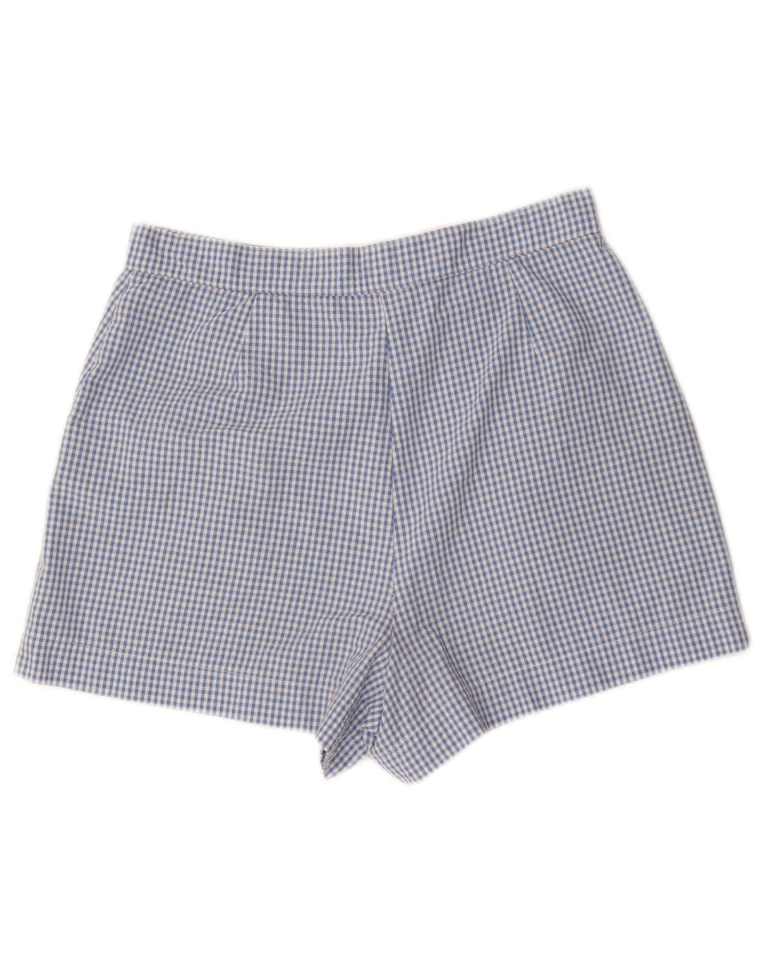 Sergio Tacchini Short décontracté pour femme IT 44 Medium W28 Bleu Vichy