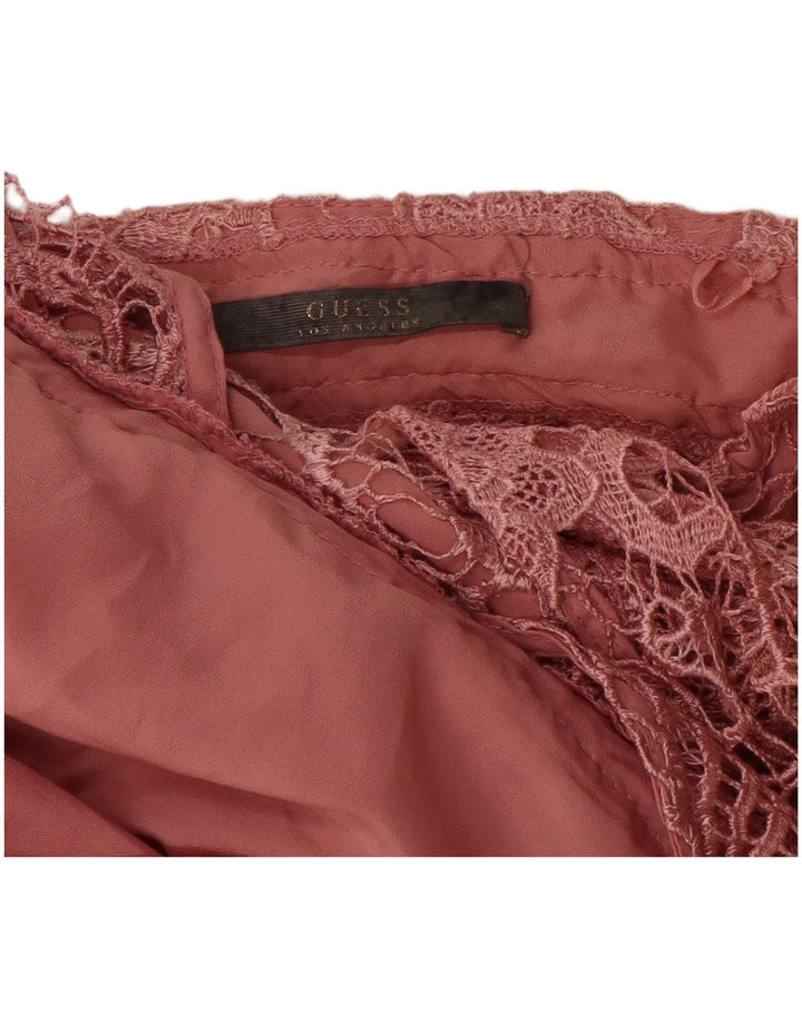 Guess Robe fourreau pour femme UK 42 en polyester floral rose moyen