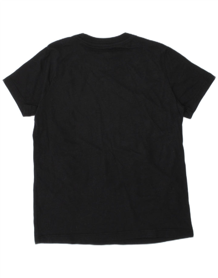 NIKE Boys Graphic T-Shirt Top 10-11 Years Medium Black Cotton