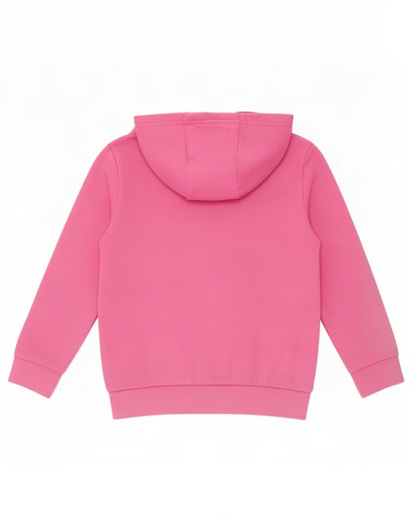 Adidas Pull à capuche graphique fille 5-6 ans Rose Coton
