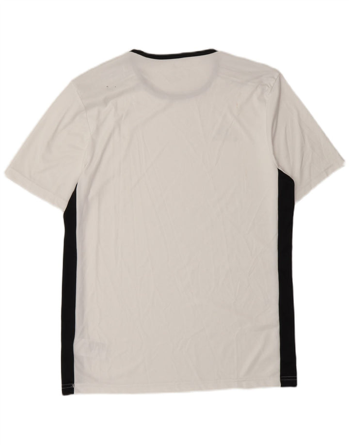 Adidas Hommes Aeroready T-Shirt Haut Moyen Blanc Colorblock Polyester