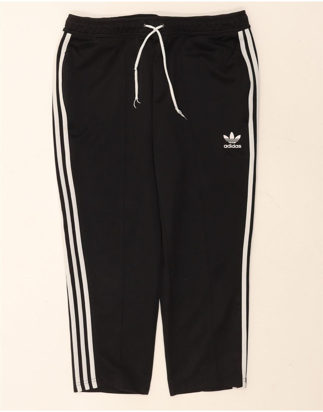 Adidas Pantalon de survêtement Capri pour homme Large Noir Polyester