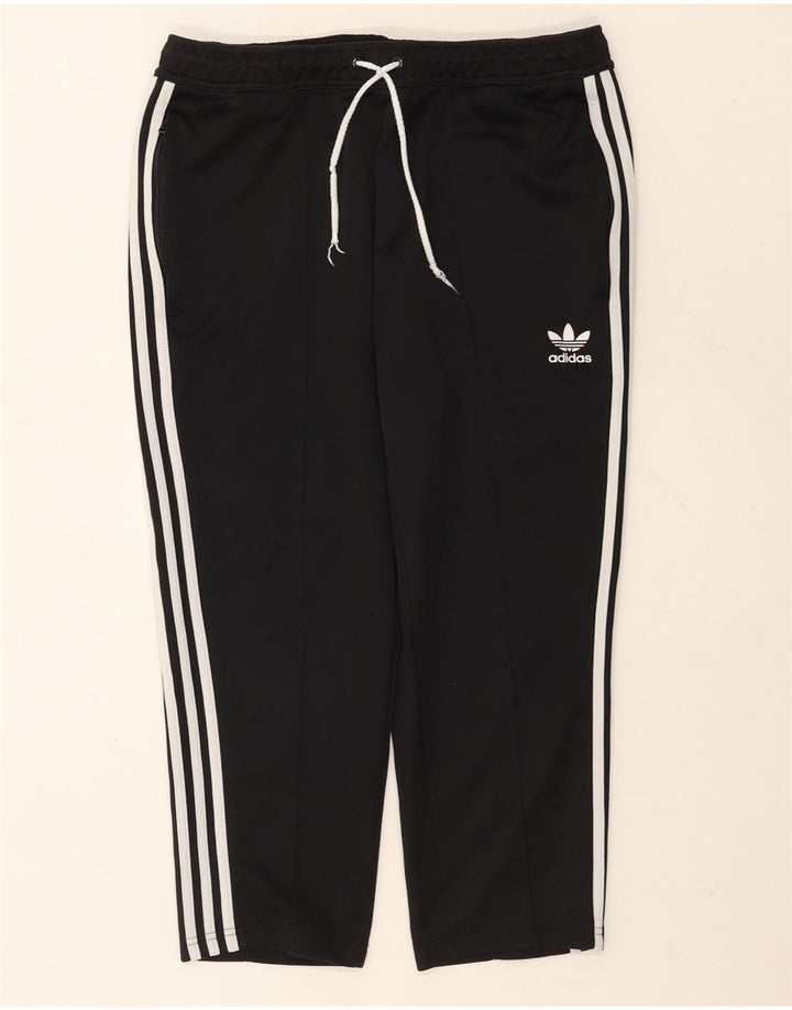 Adidas Pantalon de survêtement Capri pour homme Large Noir Polyester