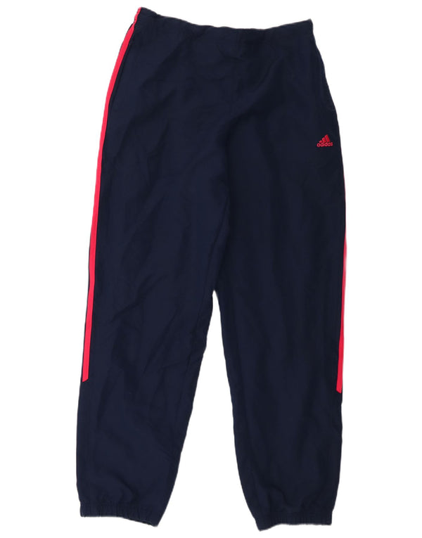 Adidas Pantalon de survêtement pour femme Joggers UK 16 Large Bleu Marine Polyester