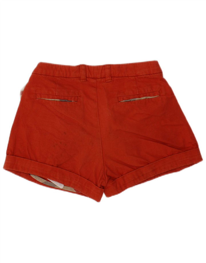 Burberry Short Chino Fille 5-6 Ans W22 Rouge Coton Classique