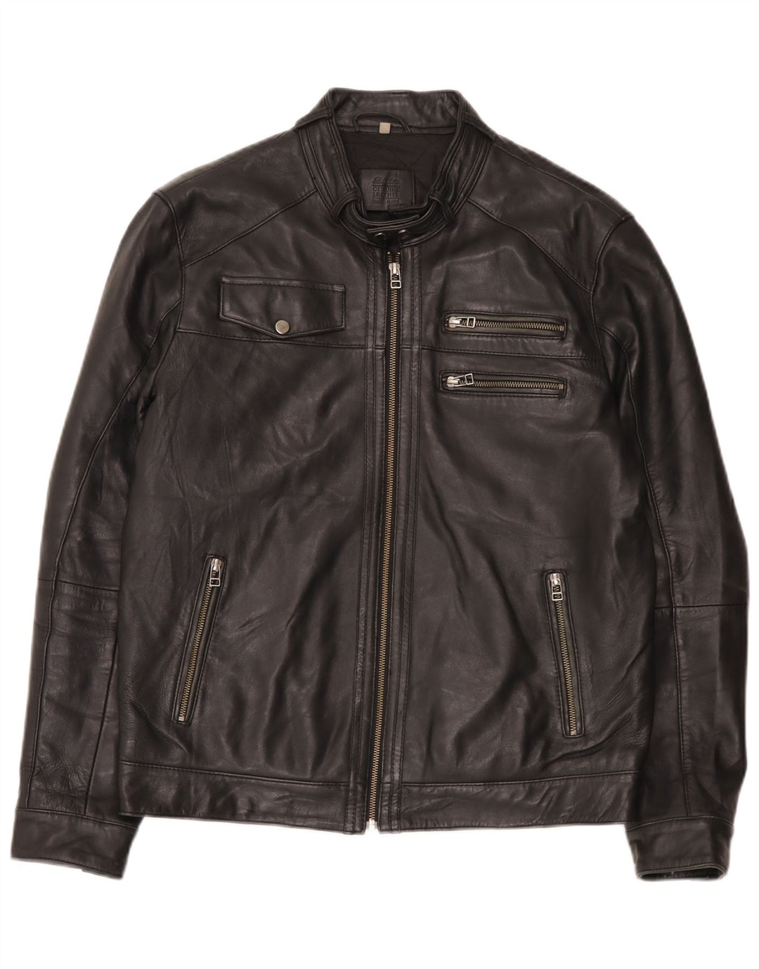 Bata Veste en cuir pour homme UK 42 XL Noir