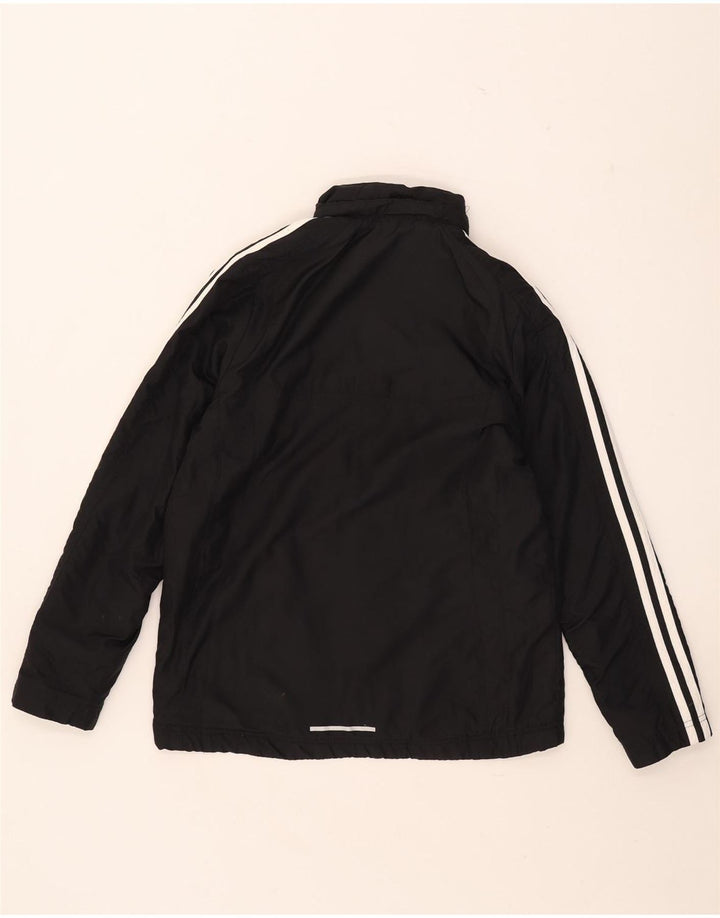 Adidas Veste coupe-vent à capuche garçon 13-14 ans Noir Polyester