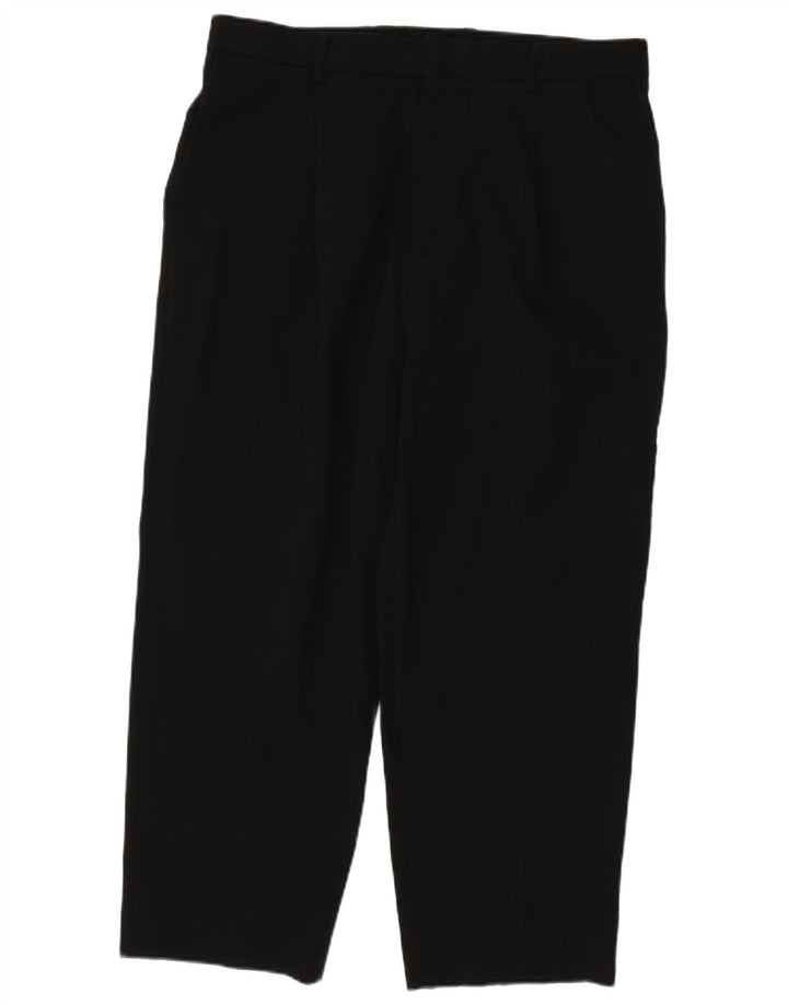 Pierre Cardin Pantalon Chino Droit Homme W36 L27 Noir Polyester
