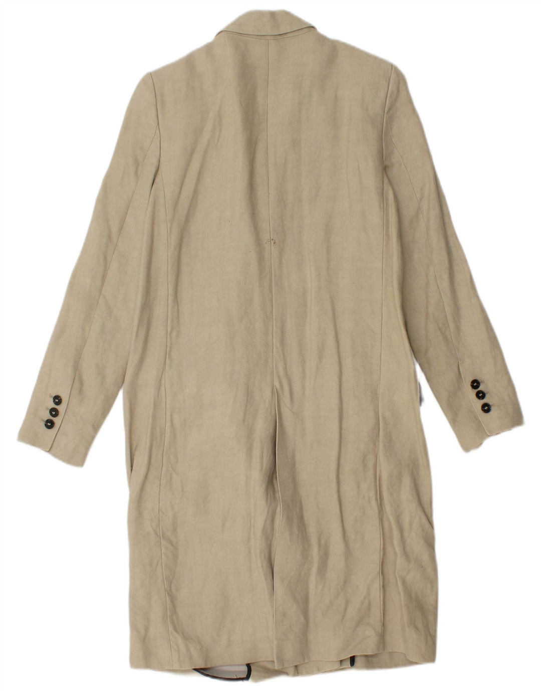 Zara Manteau croisé pour femme UK 6 XS Lin beige