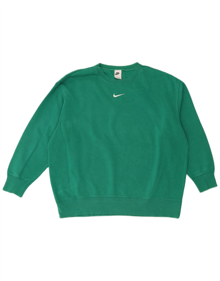 Nike Pull ample pour homme Vert Taille L