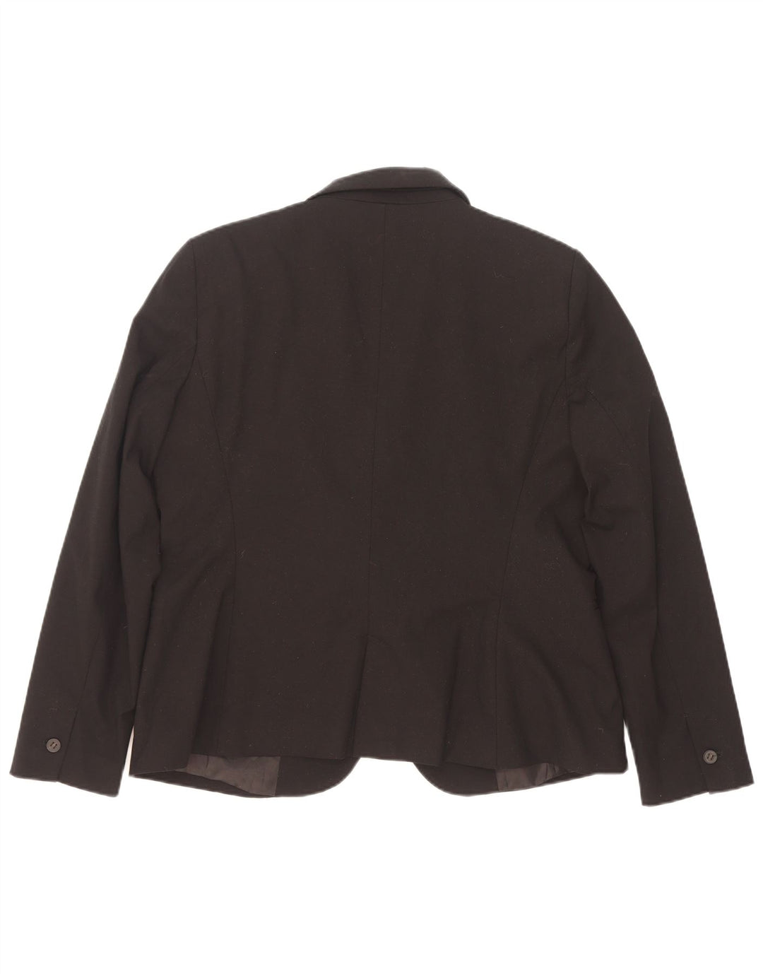 Zara Veste Blazer 1 Bouton Femme EU 44 XL Noir Polyester
