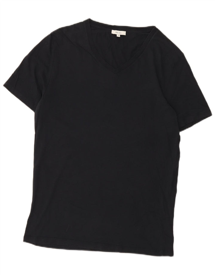 Reiss T-Shirt Homme Noir Moyen Coton