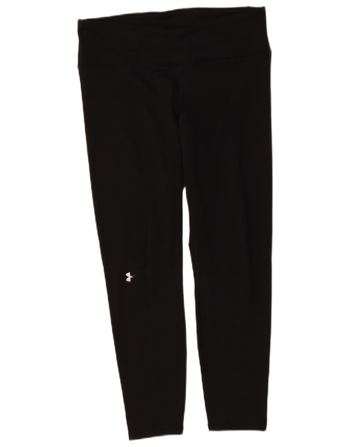 UNDER ARMOUR Legging Cold Gear Femme UK 44 Large Noir Polyester