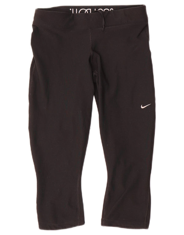 Nike Legging Capri Dri Fit pour femme UK 14 Noir moyen