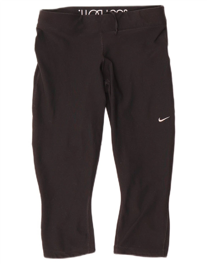 Nike Legging Capri Dri Fit pour femme UK 14 Noir moyen