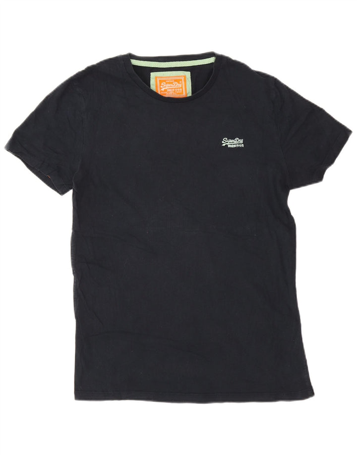 Superdry T-Shirt Homme Bleu Marine Moyen Coton