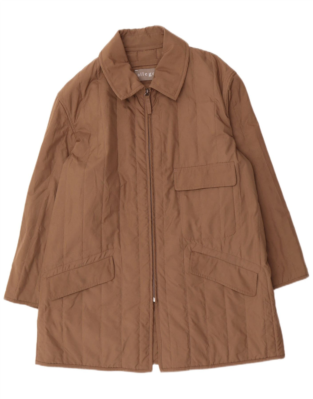 Allegri Pardessus Femme IT 48 XL Marron Polyester