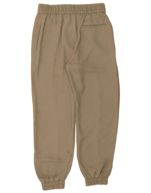 Zara Pantalon de jogging décontracté pour femme Medium W28 L26 Kaki Polyester