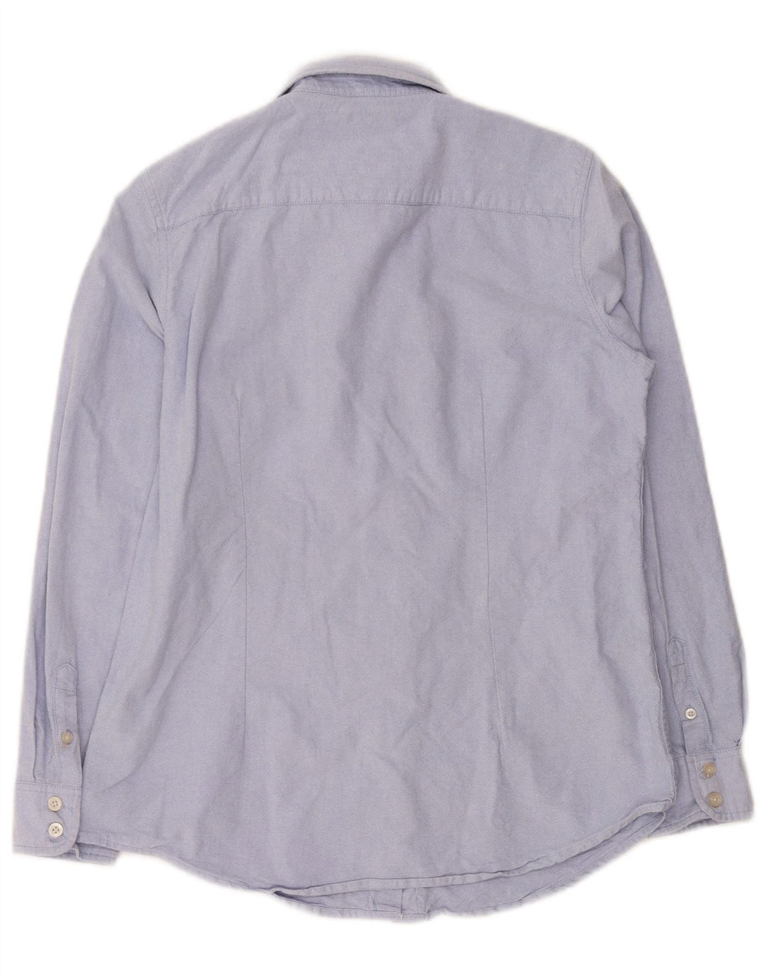 Crew Clothing Chemise sur mesure pour femme UK 12 Bleu moyen Coton