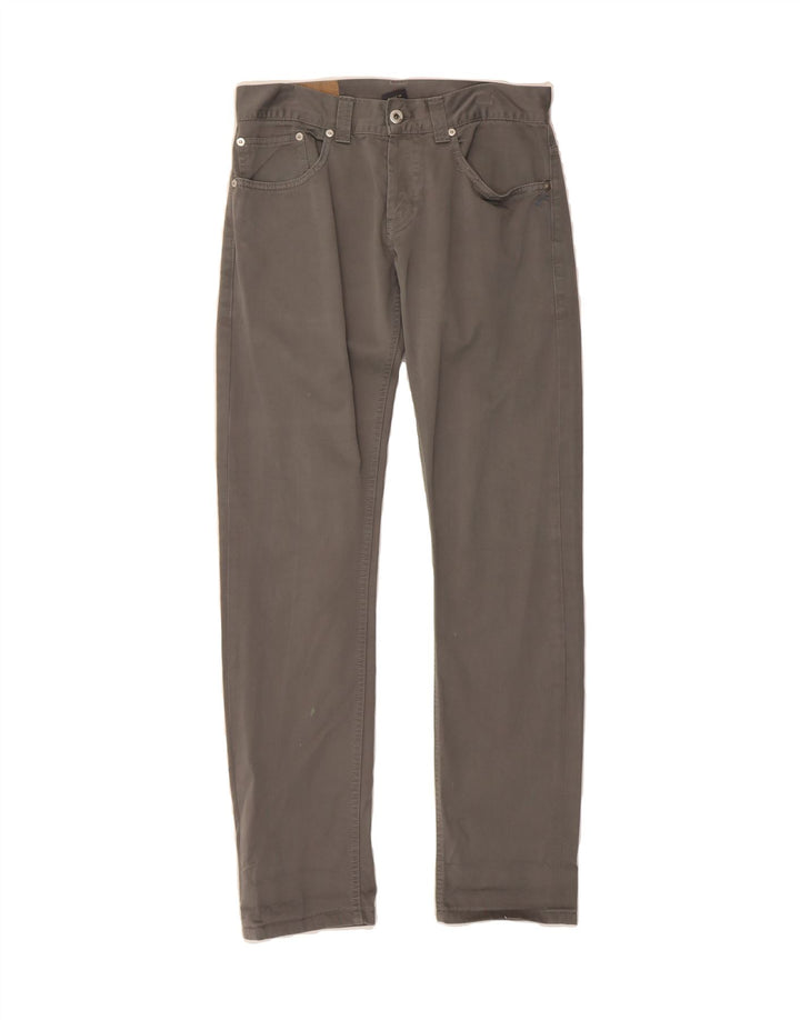 DUNLOP Womens Straight Casual Trousers W30 L31 Grey Vintage Dunlop and Second-Hand Dunlop from Messina Hembry 